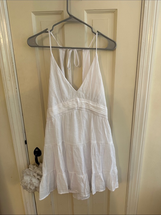 Francesca's Collections Dresses & Skirts - White Spaghetti Strap Sundress
